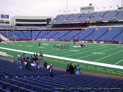 Seat view from section 108 at New Era Field, home of the Buffalo Bills