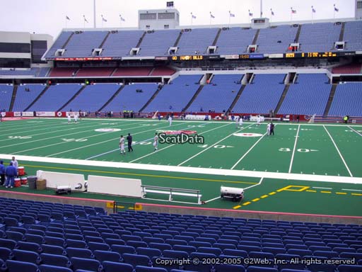 Seat view from section 110 at New Era Field, home of the Buffalo Bills