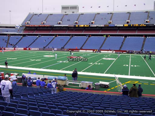 Seat view from section 132 at New Era Field, home of the Buffalo Bills
