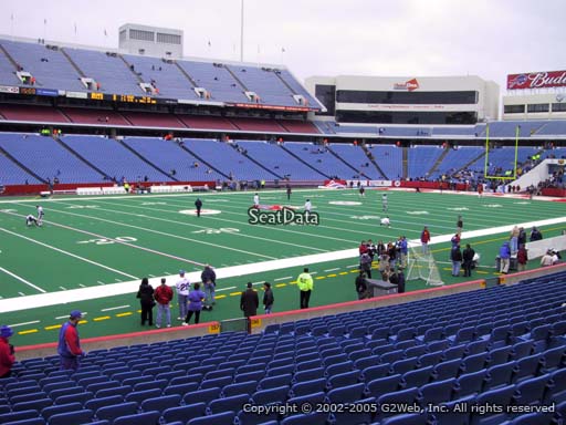 Seat view from section 137 at New Era Field, home of the Buffalo Bills