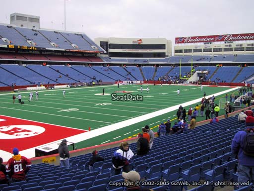 Seat view from section 139 at New Era Field, home of the Buffalo Bills