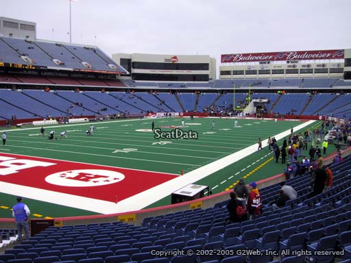 Seat view from section 140 at New Era Field, home of the Buffalo Bills