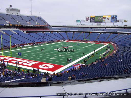 Seat view from section 219 at New Era Field, home of the Buffalo Bills