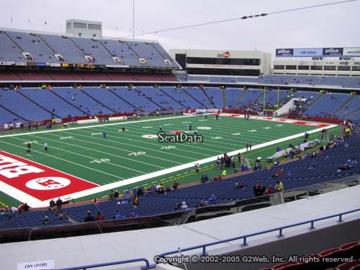 Seat view from section 239 at New Era Field, home of the Buffalo Bills