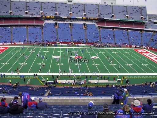 Seat view from section 312 at New Era Field, home of the Buffalo Bills