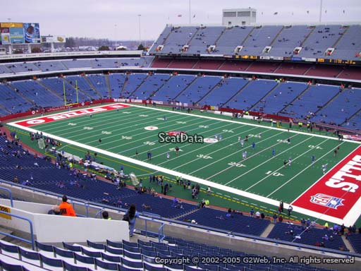 Seat view from section 329 at New Era Field, home of the Buffalo Bills