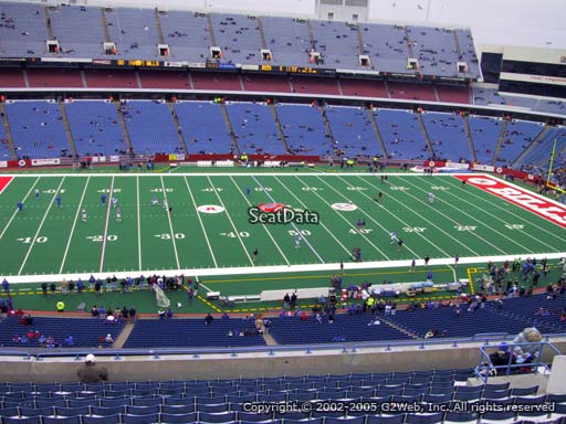 Seat view from section 335 at New Era Field, home of the Buffalo Bills