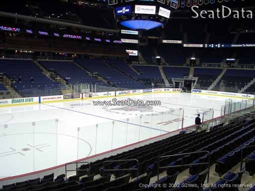 Seat view from section 106 at Nationwide Arena, home of the Columbus Blue Jackets