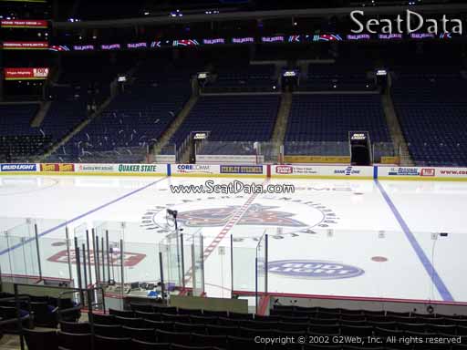 Seat view from section 114 at Nationwide Arena, home of the Columbus Blue Jackets
