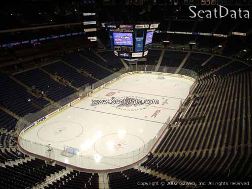 Seat view from section 208 at Nationwide Arena, home of the Columbus Blue Jackets