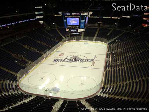 Seat view from section 209 at Nationwide Arena, home of the Columbus Blue Jackets