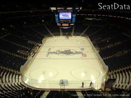 Seat view from section 224 at Nationwide Arena, home of the Columbus Blue Jackets