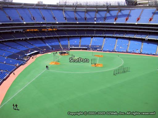 Seat view from section 506 at the Rogers Centre, home of the Toronto Blue Jays