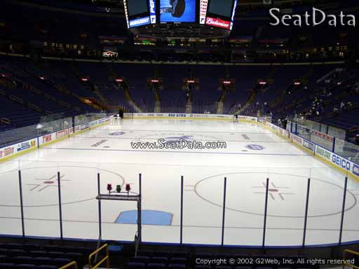 Seat view from section 109 at the Enterprise Center, home of the St. Louis Blues