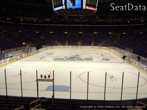 Seat view from section 122 the Enterprise Center, home of the St. Louis Blues