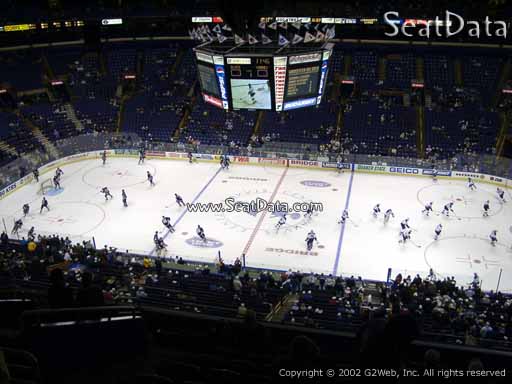 Seat view from section 302 the Enterprise Center, home of the St. Louis Blues