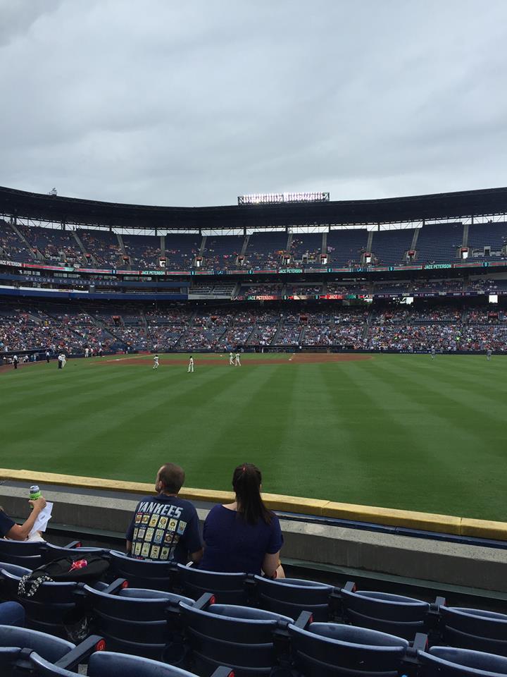 View from Section 139 at Turner Field, former home of the Atlanta Braves.