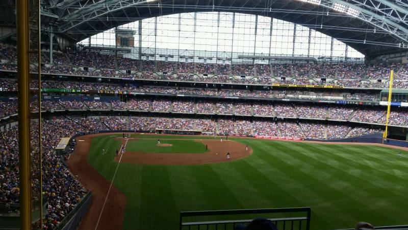 Seat view from section 305 at Miller Park, home of the Milwaukee Brewers