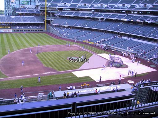 Seat view from section 341 at Miller Park, home of the Milwaukee Brewers