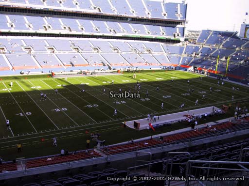 Seat view from section 314 at Sports Authority Field at Mile High Stadium, home of the Denver Broncos
