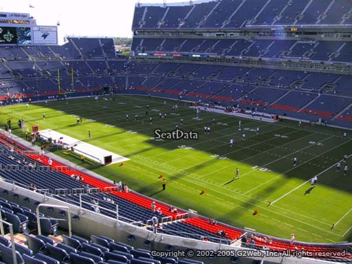 Seat view from section 330 at Sports Authority Field at Mile High Stadium, home of the Denver Broncos