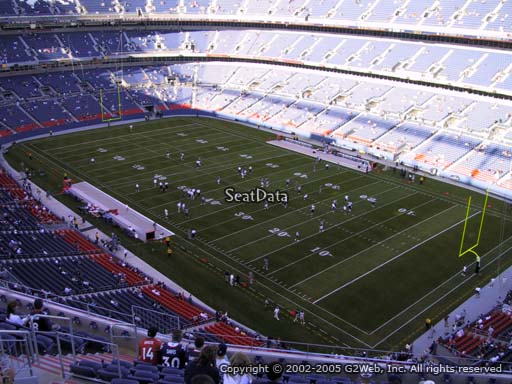 Seat view from section 501 at Sports Authority Field at Mile High Stadium, home of the Denver Broncos