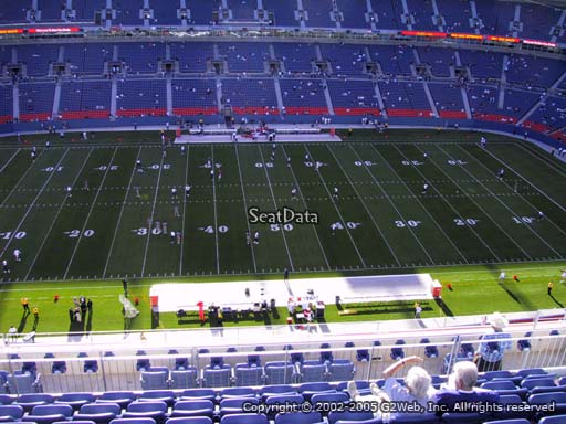 Seat view from section 535 at Sports Authority Field at Mile High Stadium, home of the Denver Broncos