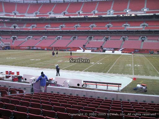 Seat view from section 110 at FirstEnergy Stadium, home of the Cleveland Browns