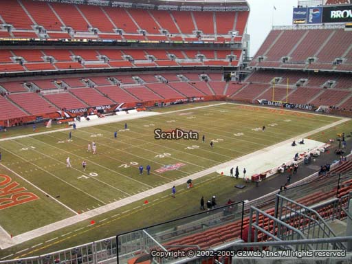Seat view from section 303 at FirstEnergy Stadium, home of the Cleveland Browns