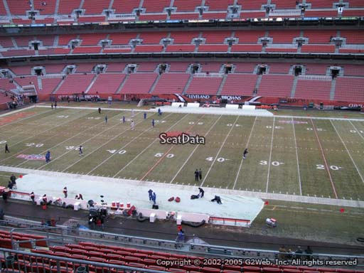 Seat view from section 310 at FirstEnergy Stadium, home of the Cleveland Browns