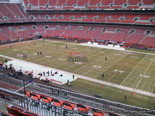 Seat view from section 312 at FirstEnergy Stadium, home of the Cleveland Browns