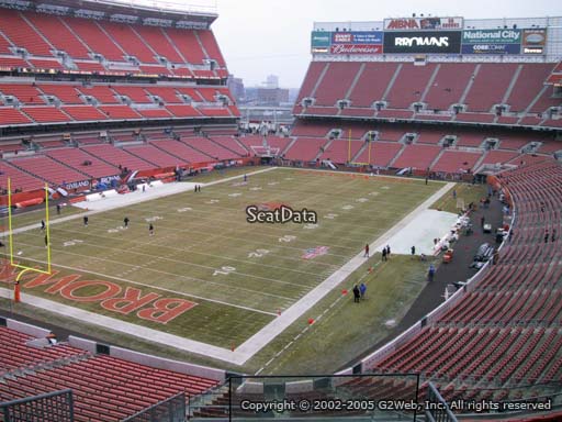 Seat view from section 324 at FirstEnergy Stadium, home of the Cleveland Browns