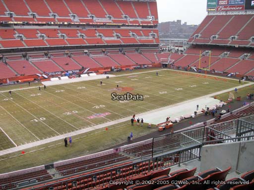 Seat view from section 329 at FirstEnergy Stadium, home of the Cleveland Browns