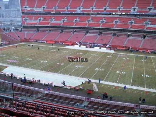Seat view from section 336 at FirstEnergy Stadium, home of the Cleveland Browns