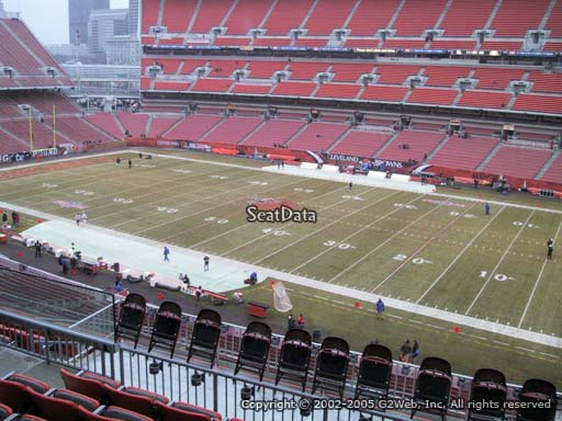 Seat view from section 337 at FirstEnergy Stadium, home of the Cleveland Browns