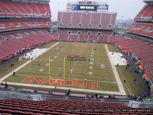 Seat view from section 348 at FirstEnergy Stadium, home of the Cleveland Browns