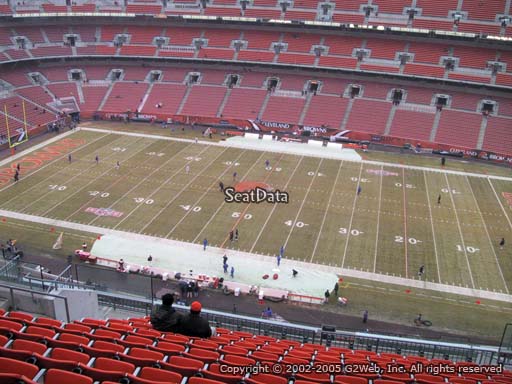 Seat view from section 510 at FirstEnergy Stadium, home of the Cleveland Browns