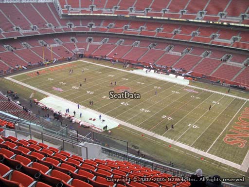 Seat view from section 513 at FirstEnergy Stadium, home of the Cleveland Browns