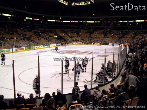Seat view from section 5 at the TD Garden, home of the Boston Bruins