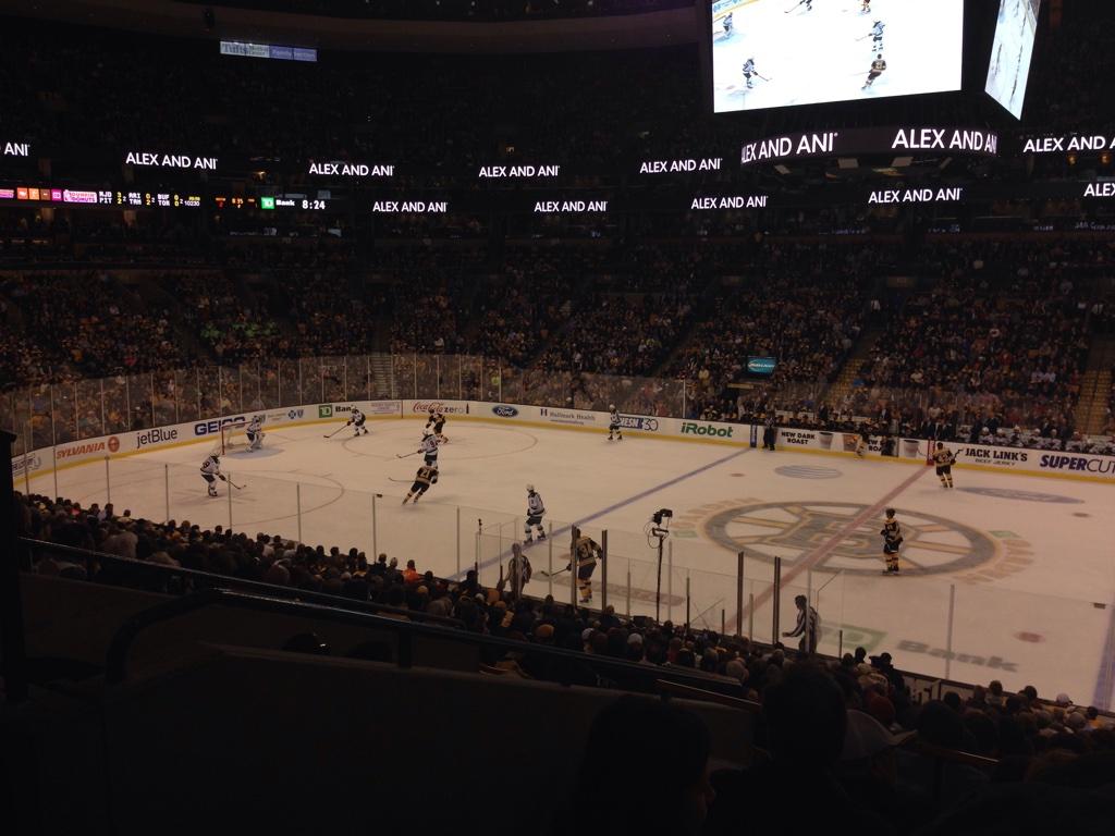 Seat view from club section 139 at the TD Garden, home of the Boston Bruins