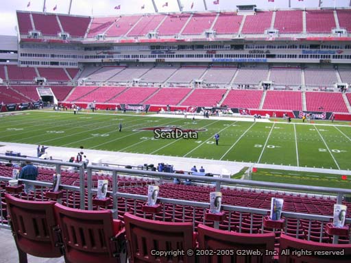 Seat view from section 237 at Raymond James Stadium, home of the Tampa Bay Buccaneers