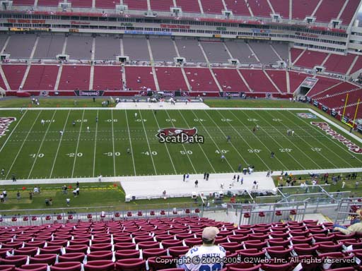 Seat view from section 309 at Raymond James Stadium, home of the Tampa Bay Buccaneers