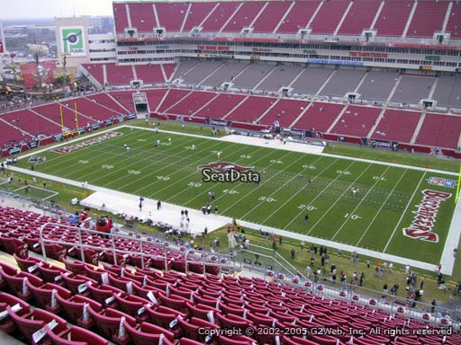 Seat view from section 315 at Raymond James Stadium, home of the Tampa Bay Buccaneers