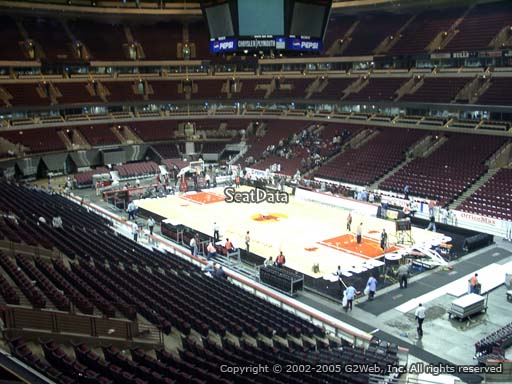 Seat view from section 213 at the United Center, home of the Chicago Bulls