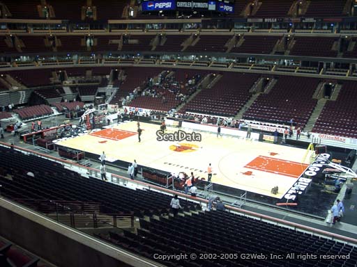 Seat view from section 215 at the United Center, home of the Chicago Bulls