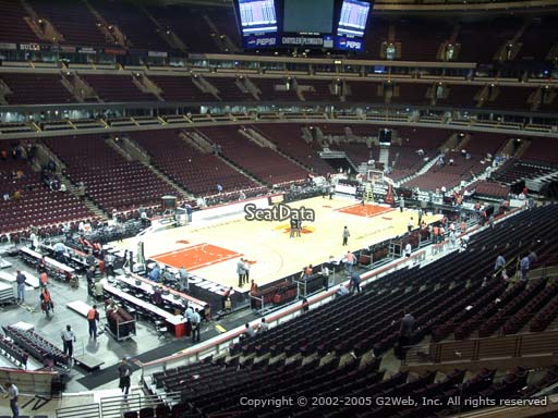 Seat view from section 222 at the United Center, home of the Chicago Bulls