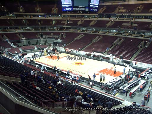 Seat view from section 231 at the United Center, home of the Chicago Bulls