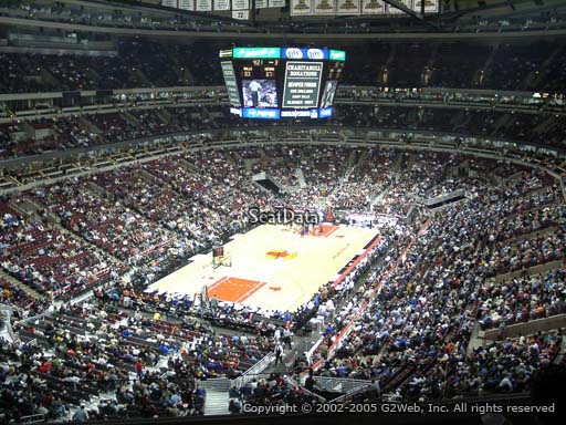 Seat view from section 306 at the United Center, home of the Chicago Bulls