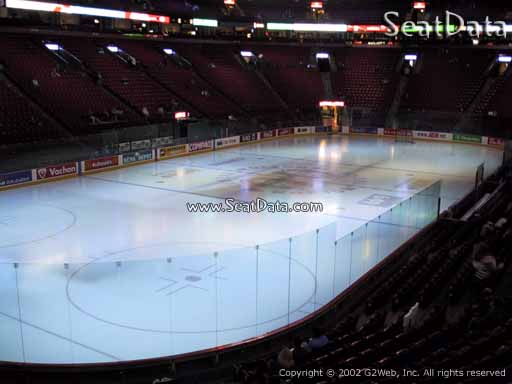 Seat view from section 105 at the Bell Centre, home of the Montreal Canadiens