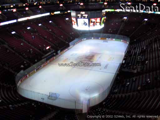 Seat view from section 326 at the Bell Centre, home of the Montreal Canadiens